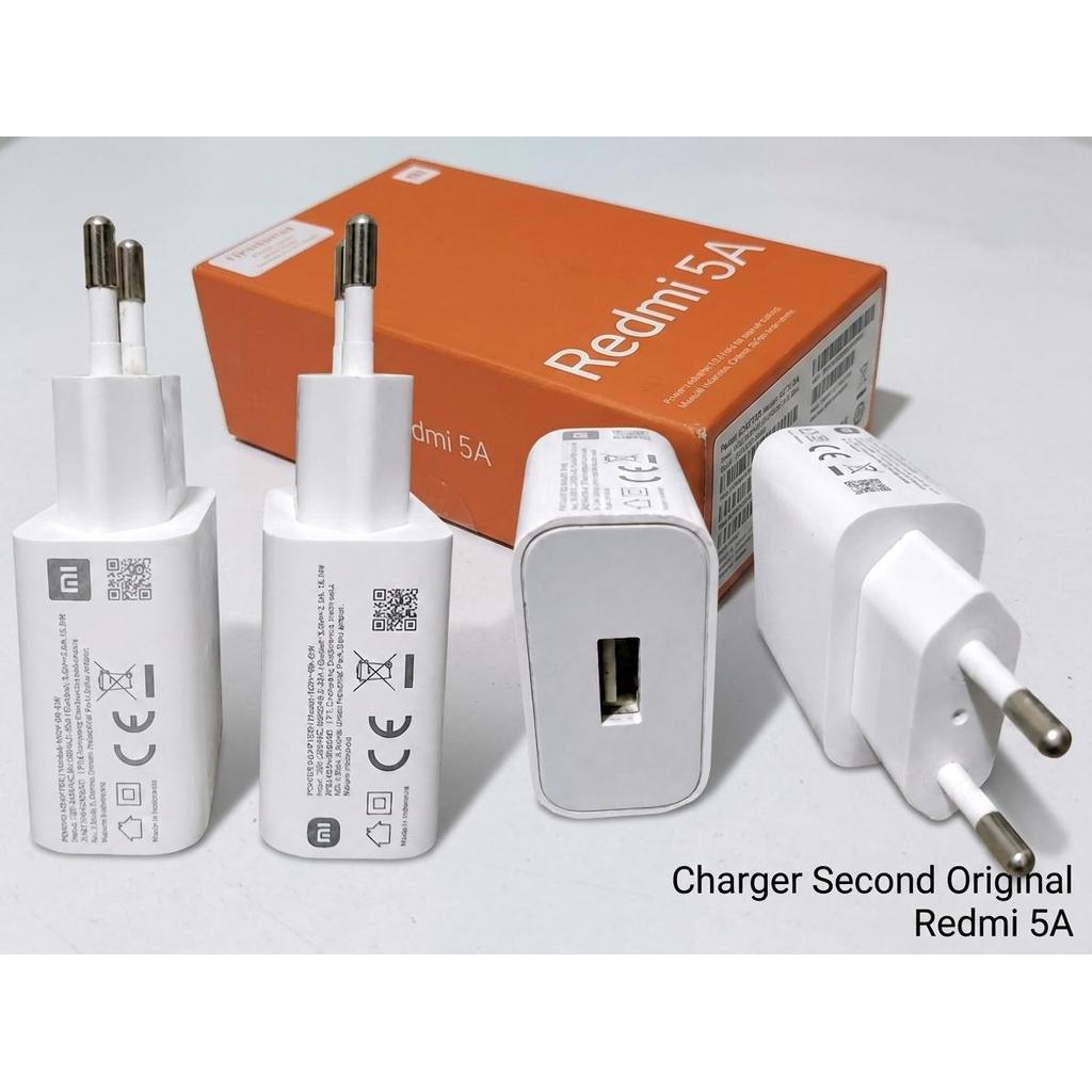 Charger Xiaomi MDY-09-EW Ori Bekas 5V 2A 10W Adapter Cas Kepala Charger Bawaan Xiaomi Cocok Redmi 5A