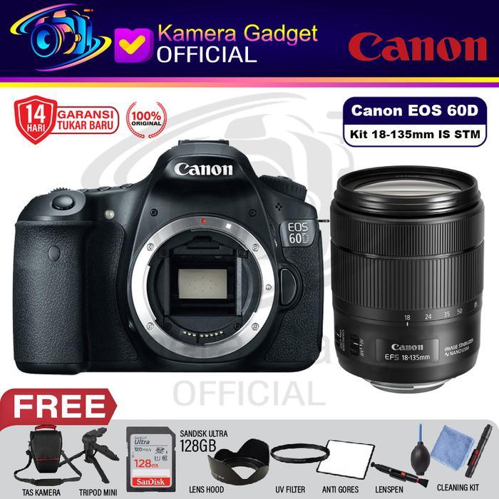 Canon Eos 60D Dslr Body Only 60D Kit 18-55 Is Ii Is Stm Eos 60D 18-135Mm Terbaru 