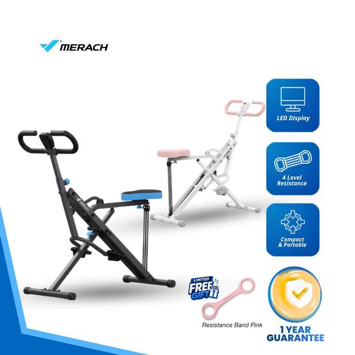 MERACH Assisted Squat Machine / Mesin Squat Fitness / Latihan Kaki - BLACK