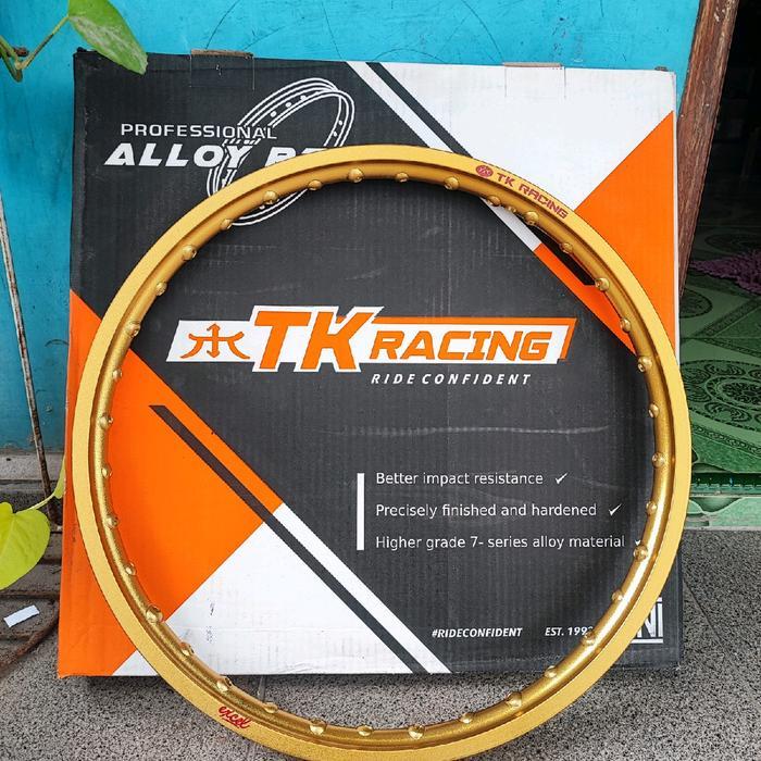 READY STOK TERMURAH VELG PELWK VELEK ORIGINAL ASLI TK JAPAN UKURAN 120 RING 17 WARNA GOLD  BARANG NE