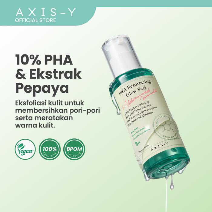 AXIS-Y PHA Resurfacing Glow Peel Mencerahkan Wajah Eksfoliasi