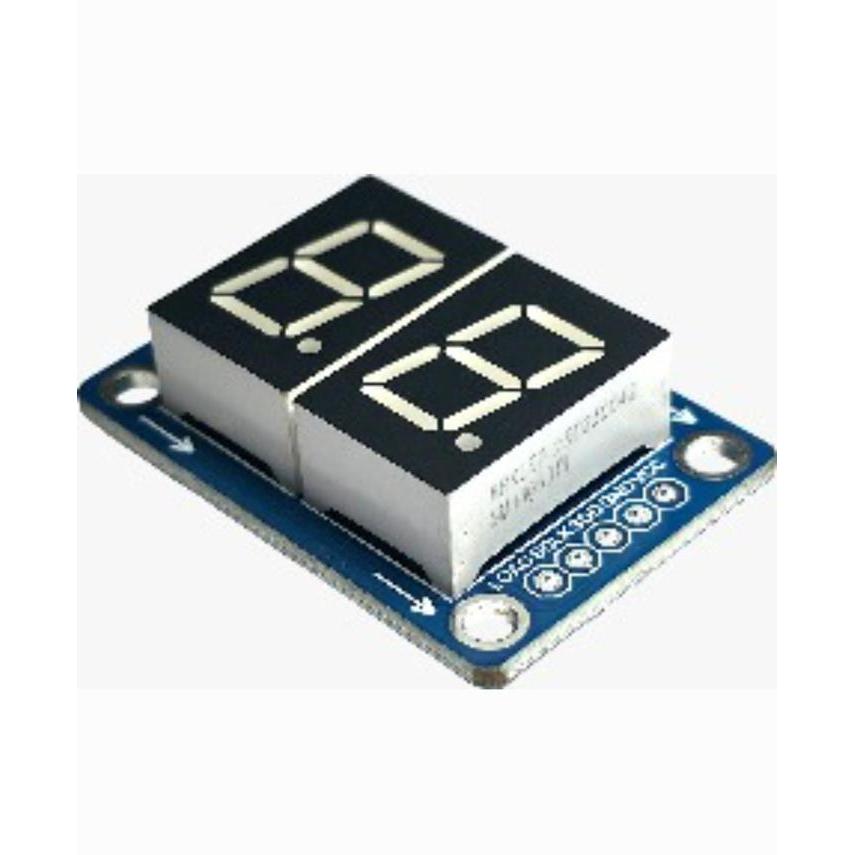 74HC595 2-Digit 7-Segment LED Module