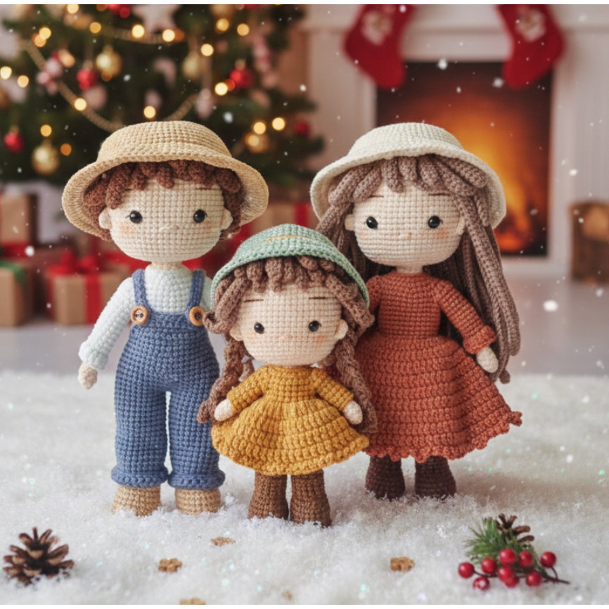 Familia {Amigurumi/Crochet Pattern}
