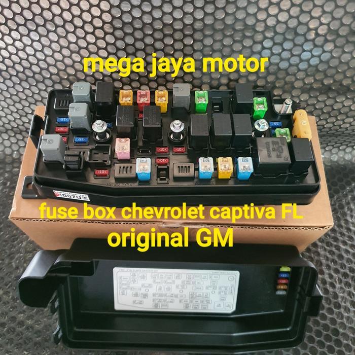 Fuse Box Kotak Sekring Chevrolet Captiva Fl Original Gm