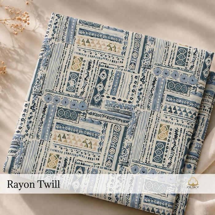 Kain Rayon Twill Motif Premium OTWL 03