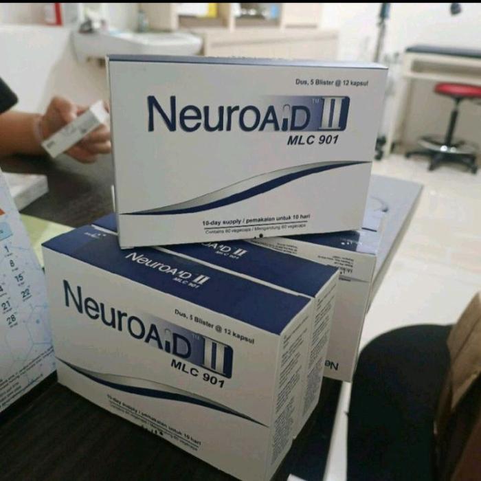 READY Neuroaid ll 1 Boks 5 strip Orinal Mersifarma _ suplemen kesehatan otak _ Obat Tekanan Darah