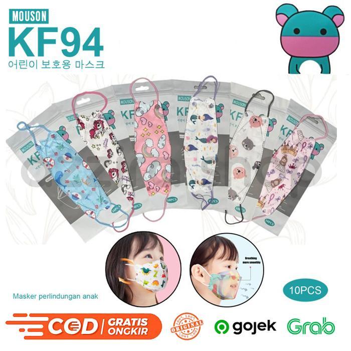 NEW KF94 Anak Masker Anak 4Ply Mouson