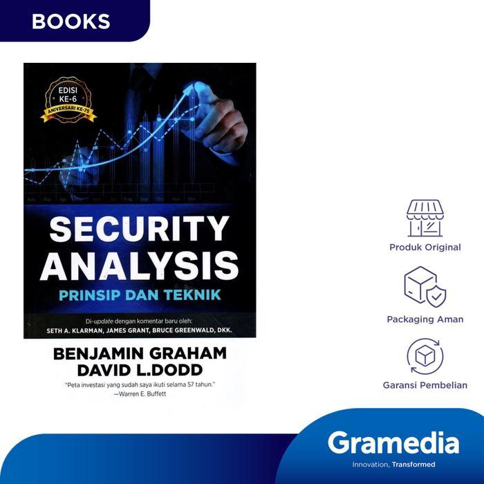 Gramedia Buku Bisnis Security Analysis Terjemahan Bahasa Indonesia Benjamin Graham dan David L. Dodd