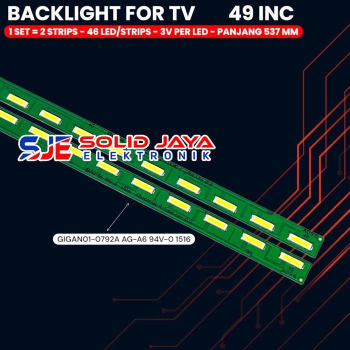 Berkualitas Backlight Tv Led 49 Inch 49Lf540T 49Lf590T 49Lx310 49Lh540T 49Lf540 49Lf590 49Lx310