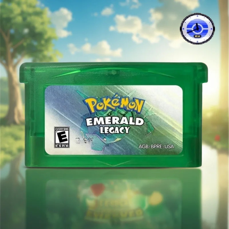 GBA Realtime Clock Game Cartridge, Sun Sky Light PlatinumRowe RTC Pokmon English Game CartridgeGBA