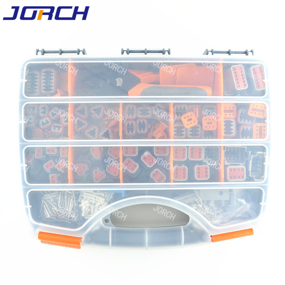 212 Pin DT Deutsch Waterproof Auto Connector Kits Solid Contacts With Crimping & Removal Tools