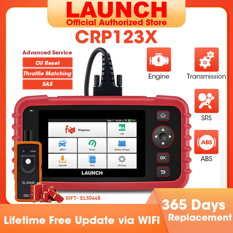 LAUNCH X431 CRP123X Car OBD2 Diagnostic Tools Obd2 Scanner Engine ABS