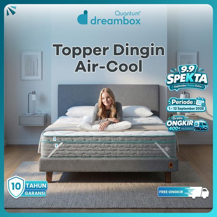 Quantum Dreambox Cooling Topper Aircool / Topper Kasur Dingin / Cool-To-Touch