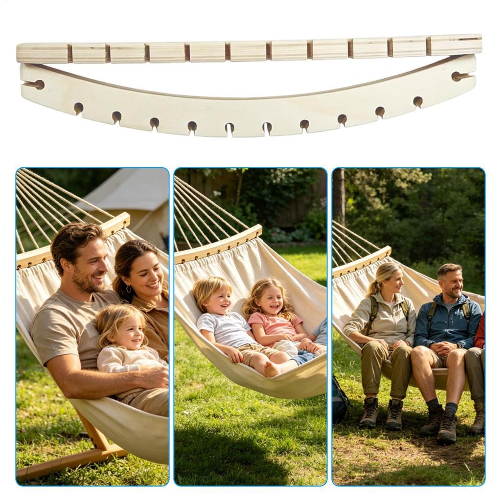 Hammok Spreader 2 Piees Detahable Wooden Replaements Wood Hammok Spreader Bar For amping Bakyard