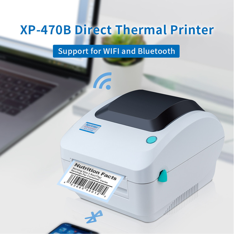 Xprinter XP-470B High Quality 4x6 Thermal Label Printer Support TSPL-EZD Emulation ybill Printer for