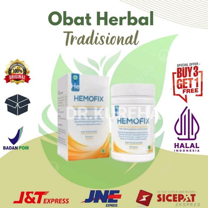 Hemofix Original Obat Herbal Mengobati Wasir & Ambeien 100% Terbaik