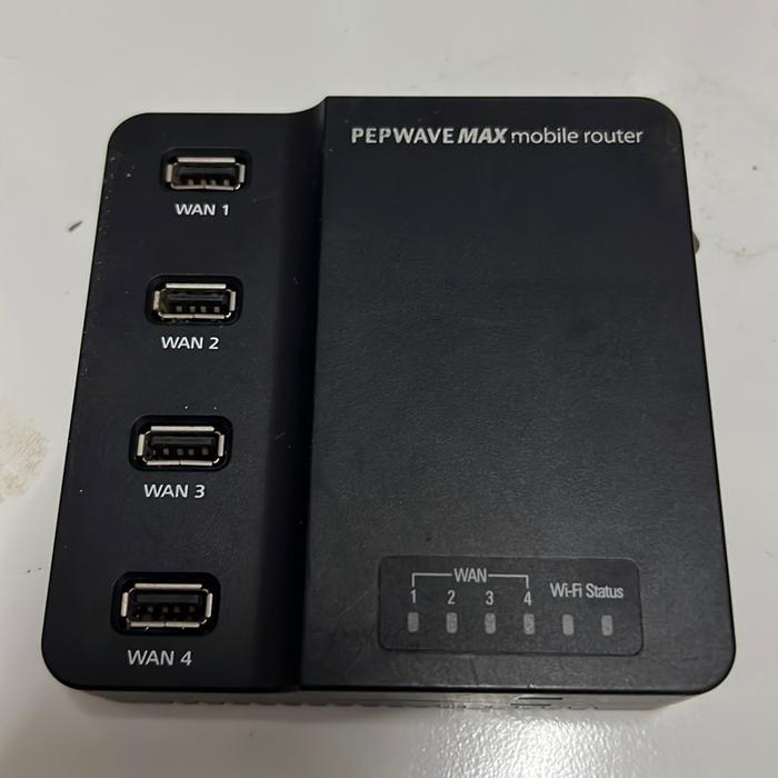 PEPWAVE MAX ON-THE-GO MOBILE ROUTER QUAD USB SPEEDFUSION 4G LTE ROUTER PROMO