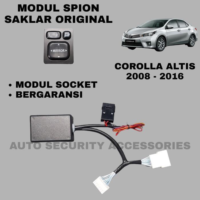 TERLARIS modul spion corolla altis 2008 - 2016 saklar original / retract otomatis remot mobil auto