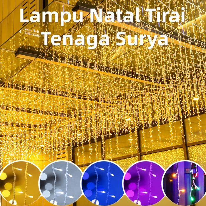 Kelap Kelip Lampu Hias Tirai Outdoor Waterproof Lampu Hias Lampu Ramadhan Lampu Kelap Kelip Kamar