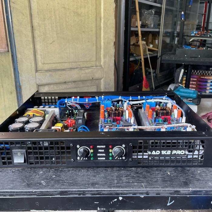Power Amplifier Rakitan Class D D1K5 + Smps 3KW 90VDC CT Tipe AD1K2Pro dengan Fitur Proteksi dan Inp
