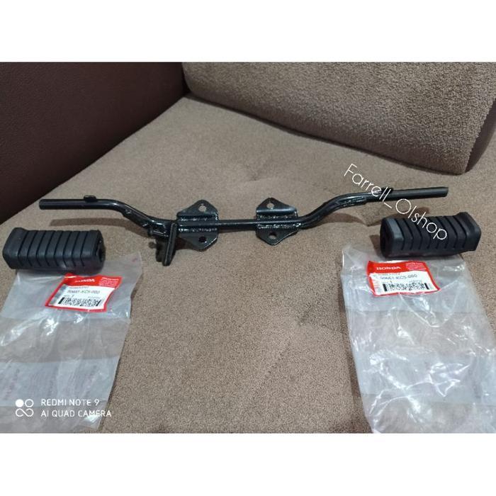 Karet step depan Original AHM + Barstep depan honda win win100 win 100 ii