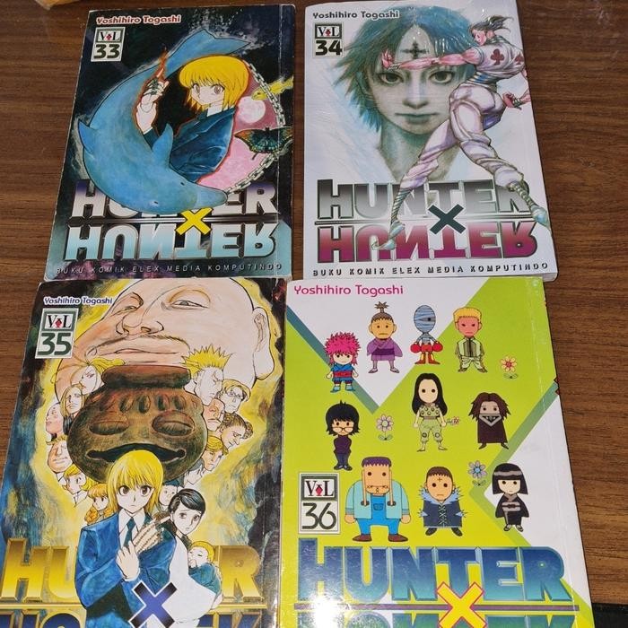Komik Hunter X Hunter Set Vol 33-36 Kolpri Mulus Ori