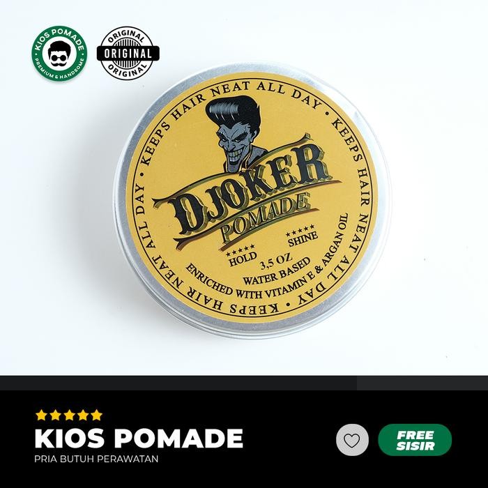 DJOKER POMADE WATER BASED GOLD VANILA SCENT Aroma Wangi Vanilla