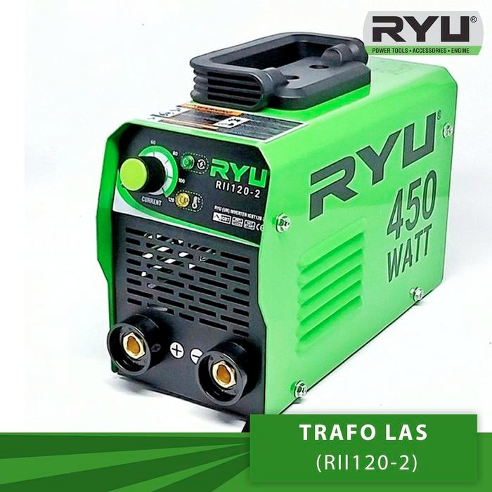 TRAFO LAS / TRAFO WELDING INVERTER / MESIN TRAFO RYU RII120 450 WATT