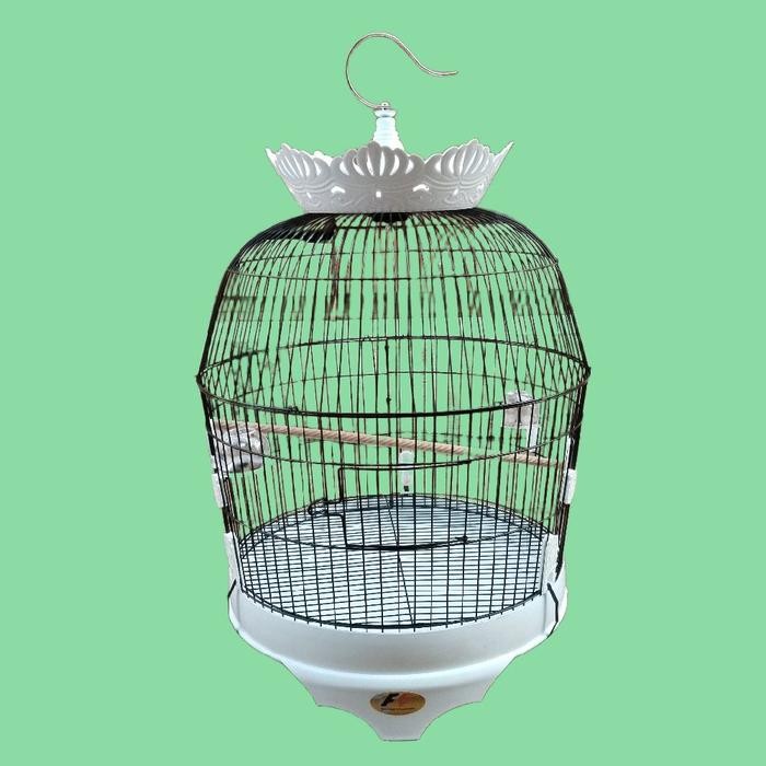 Terlaris Sangkar Burung Besi Dm 47Cm Merek F1, Cocok Untuk Tekukur, Dederuk, Puter Pelung, Komplit