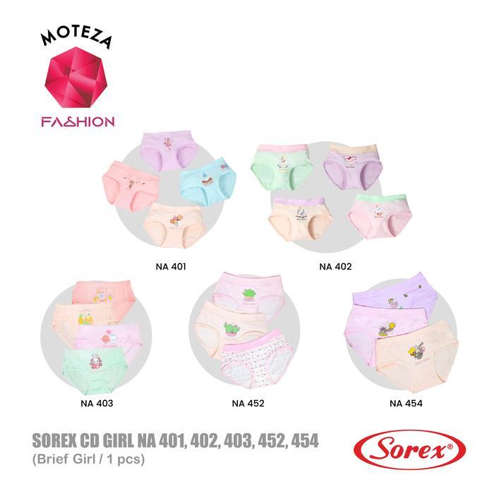 Sorex Celana Dalam Anak Perempuan Kids Girl - NA 401 ; 402 ; 403 ; 452 ; 454- Segitiga Super Soft