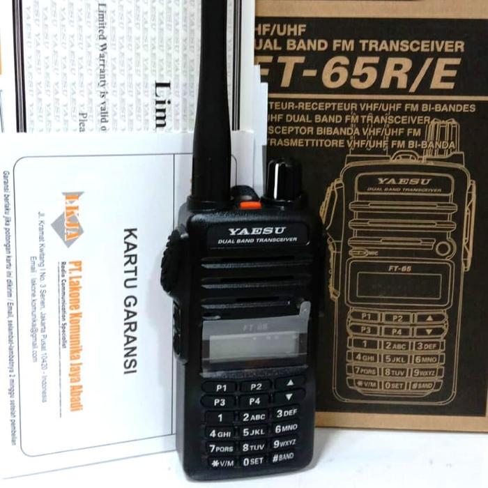 Ht Yaesu Ft-65Re Dualband - Ht Yaesu Ft 65R Dualband Original Resmi
