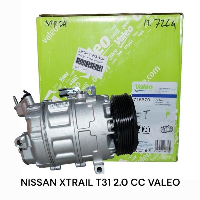 COMPRESSOR KOMPRESOR COMPRESOR NISSAN XTRAIL T31 KAKI 3 VALEO ORIGINAL GRATIS ONGKIR