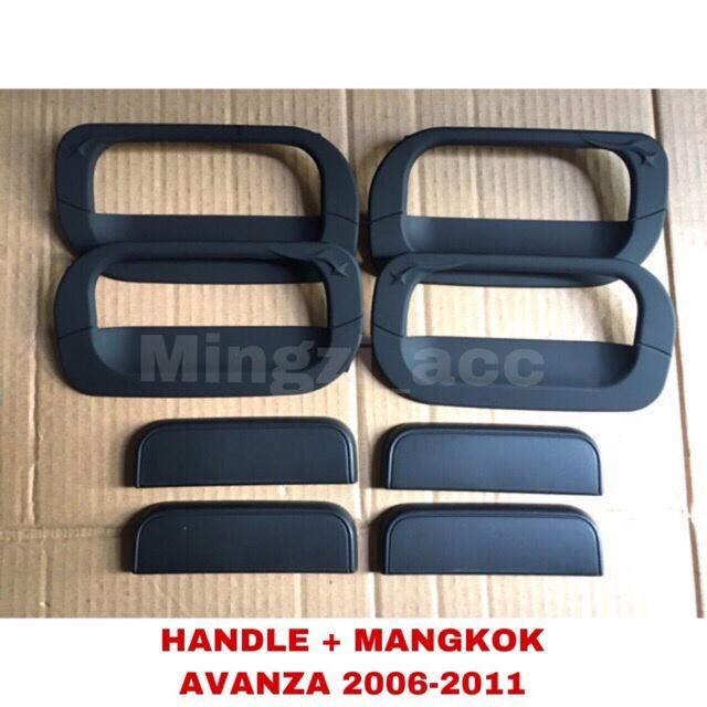 Avanza / Xenia 2008-2010 Handle Mangkok Cover Pintu Hitam Blackdop
