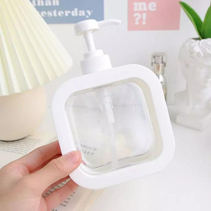 ID BOTOL SABUN CAIR 500ML - TEMPAT SABUN LUCU - WADAH ISI ULANG REFILL