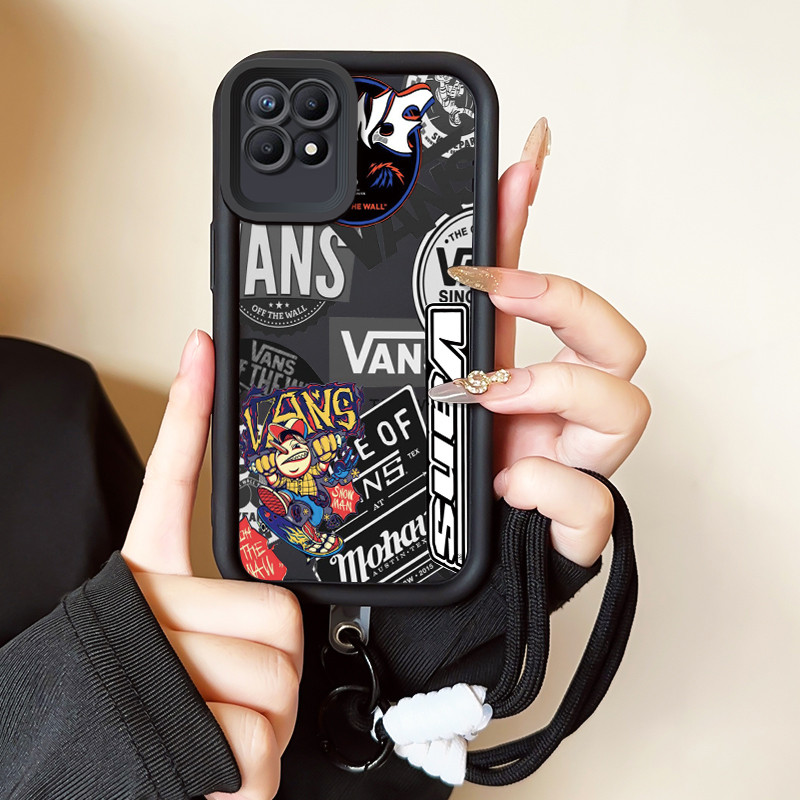 Casing Hp untuk Realme 8I Narzo 50 4G Hp Case Casing lunak tali Kasing HP Kesing pelindung genggam S