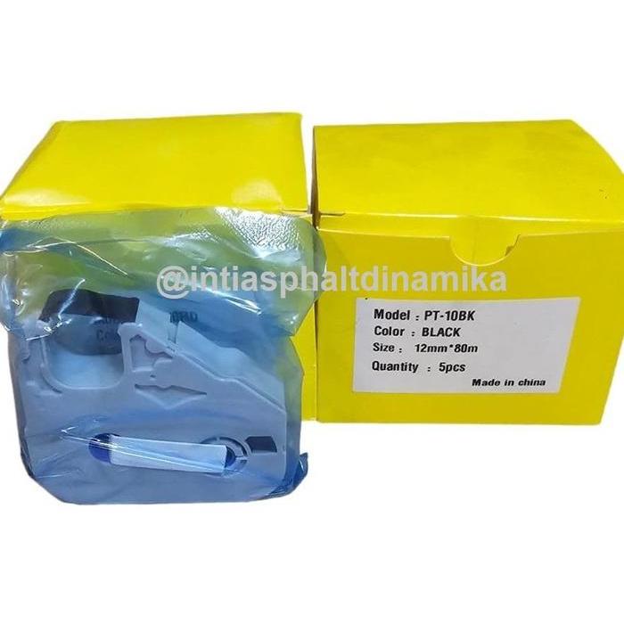 Terlaris PT 1010 PT1010 PUTY Refill Ribbon Tape 12x80m PT 10BK PT 10RD SALE
