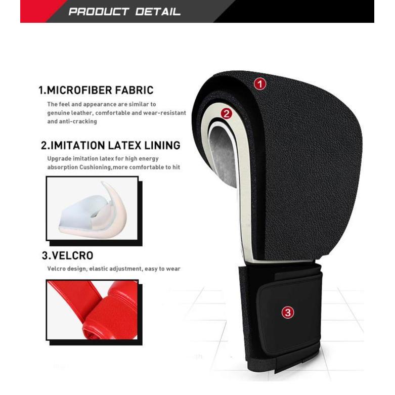 Sarung Tinju Wesing Aiba / Iba Approved / Boxing Gloves Muay Thai