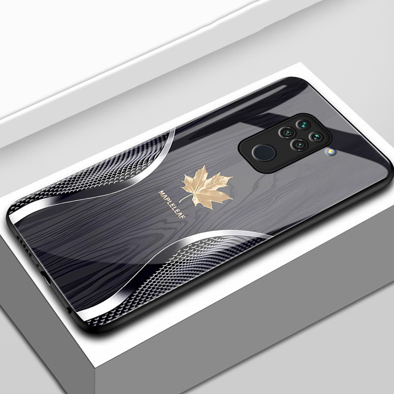 Casing Hp Untuk Xiaomi Redmi Note 9 Note 9s Note 9 Pro POCO M2 Pro Case Casing pola daun maple Kasin