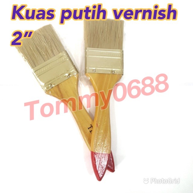 KUAS CAT TEMBOK PUTIH 2 KUAS VERNISH KUAS PERNIS 2 INCH