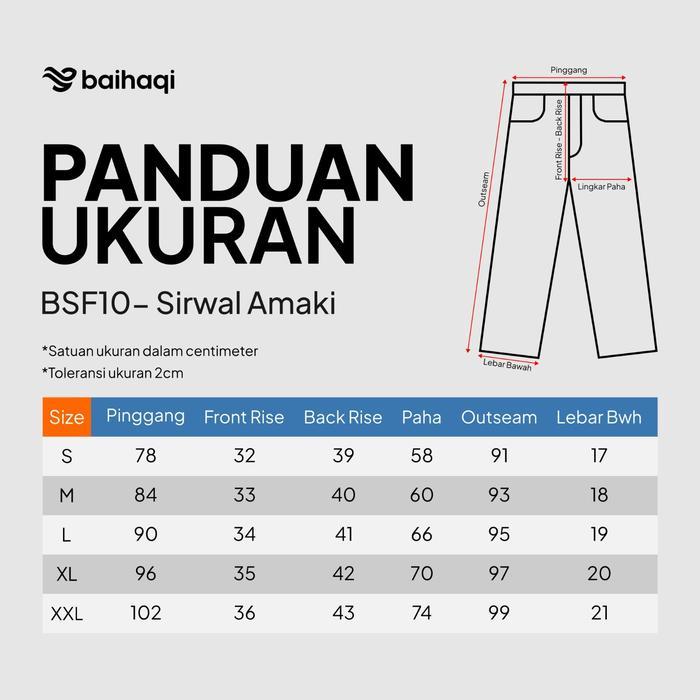 yvd1- Baihaqi Ankle Pants Amaki Bsf10 Celana Sirwal