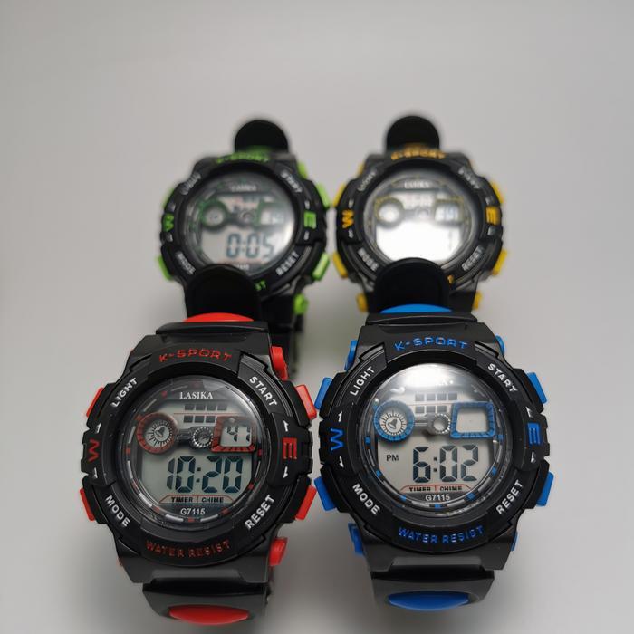 Jam Tangan Digital Lasika Anak Water Resist Lasika Anak 7115 Original