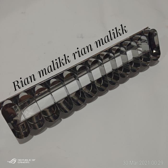 cetakan kue kering kue kacang kastenggel uk besar motif oval