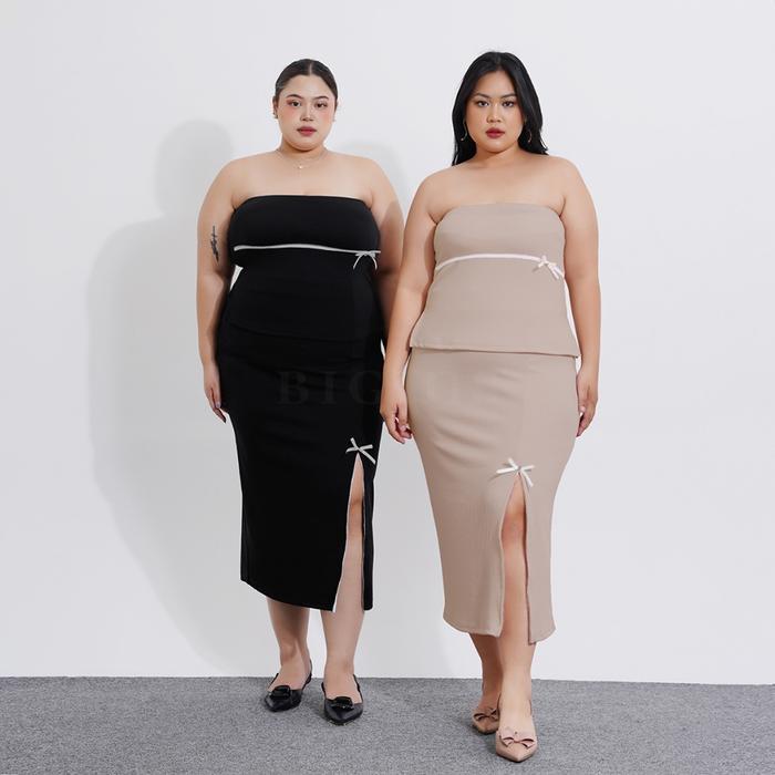 ttir- Bigins - Rumi Set/Setelan Wanita One Set Rok Panjang/One Set Skirt Bigsize - Jst032