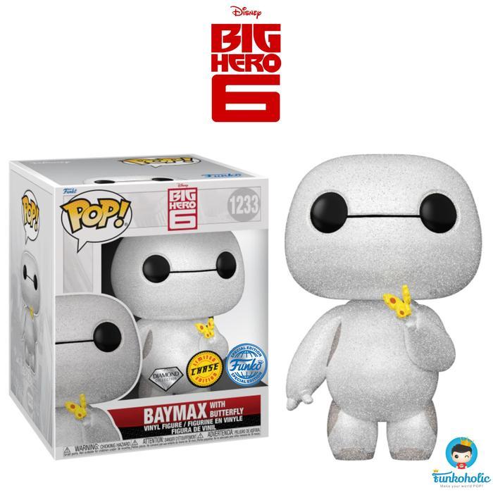 Funko Pop Big Hero 6 - Baymax With Butterfly Glitter Chase Exclusive
