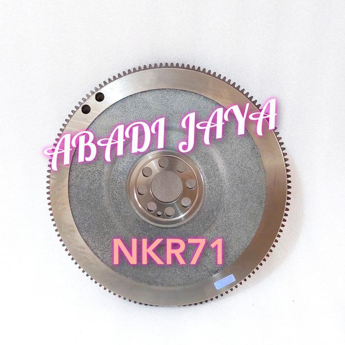 Baru Fly Wheel Assy / Roda Gila Komplit Isuzu Elf Nkr 71 Nkr71 4Jh1 Original Ori Berkualitas