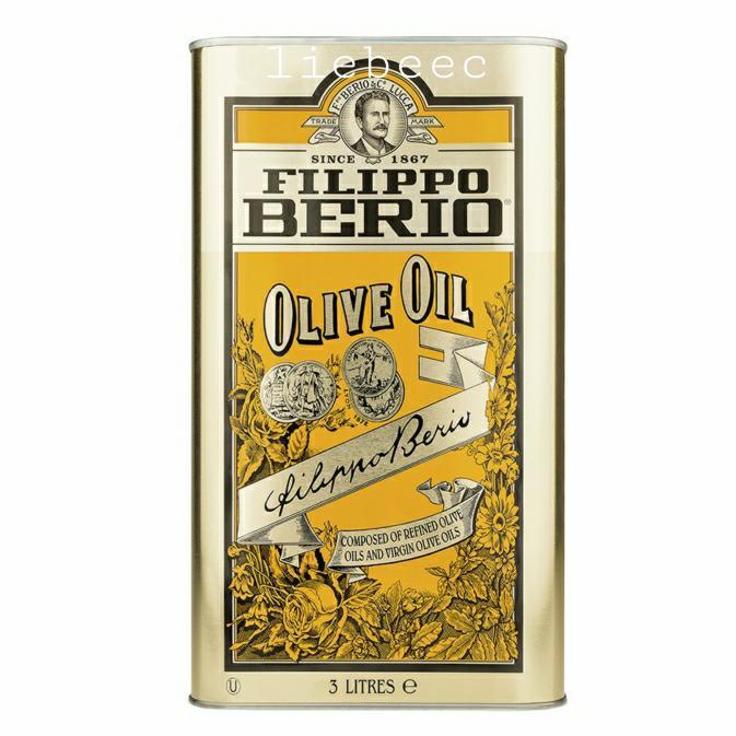olive oil / filippo berio / berio / minyak zaitun 3 liter