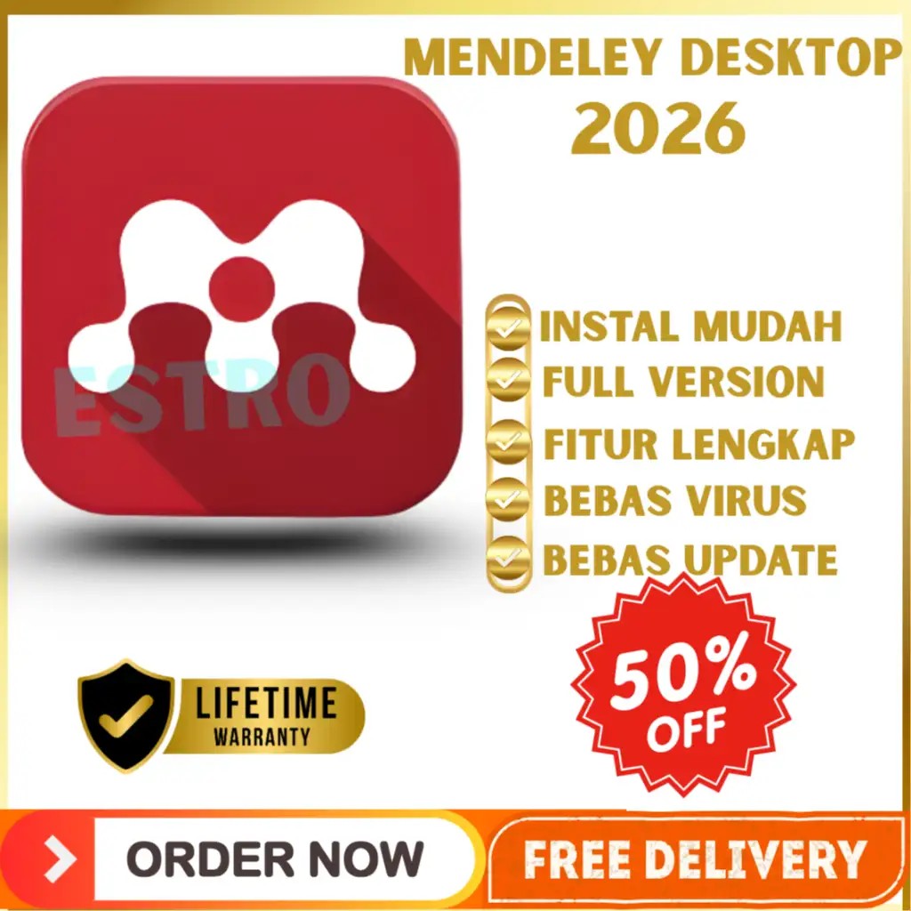 Mendeley Desktop 2026 Full Version Original Lifetime + Software Penyusun Daftar Pustaka Otomatis (WI