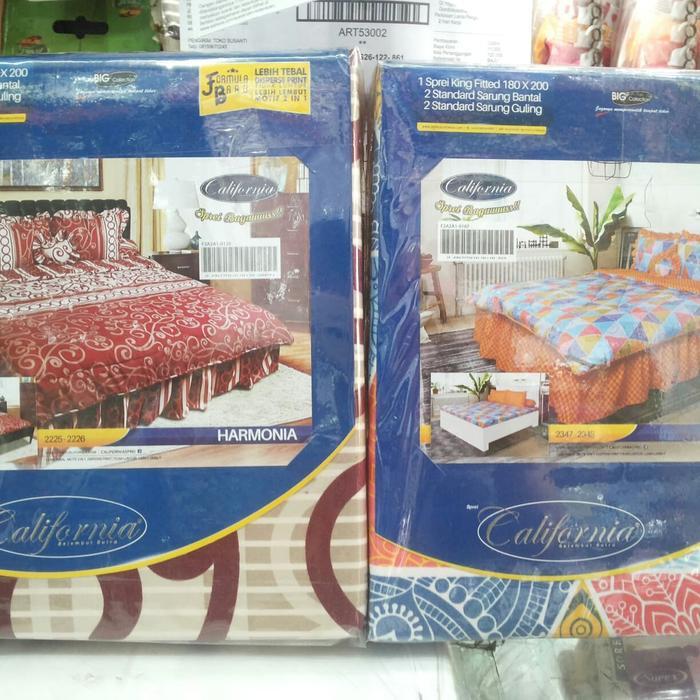 Sprei California ukuran 180 X 200 Sprei Katun California