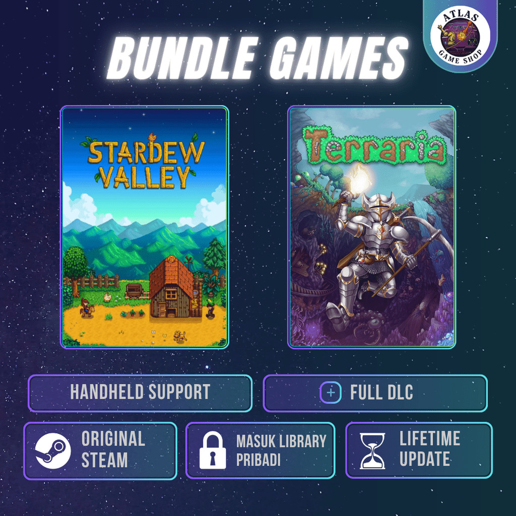 [BUNDLE GAMES] Stardew Valley + Terraria Steam PC Game