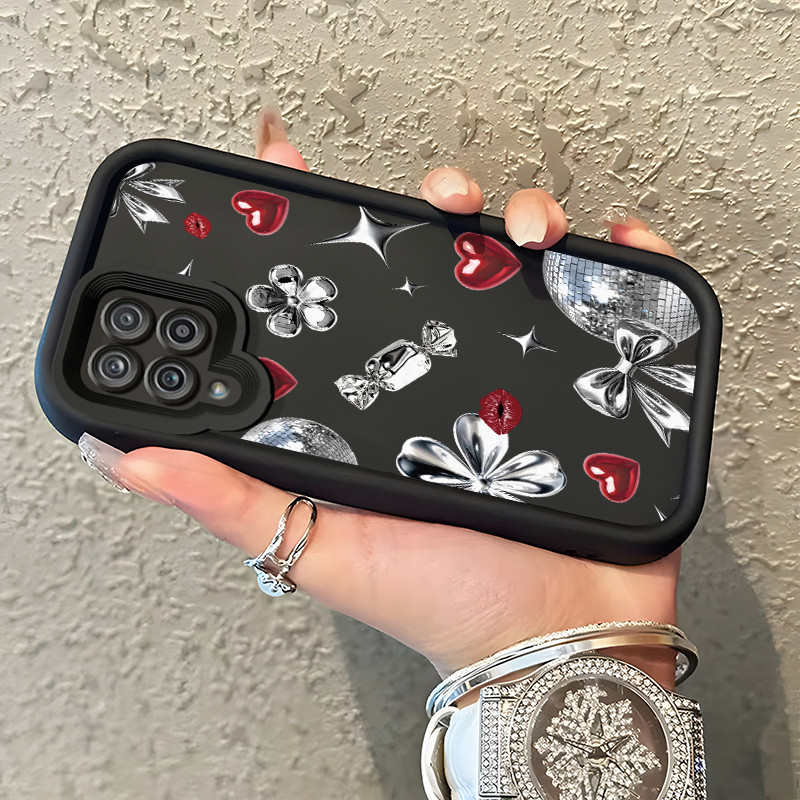 Casing Hp Samsung Galaxy A12 4G A12 5G F12 M12 A22 M22 Case Casing Beruang Leopard pola HP Kasing Si